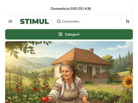 stimul.ro homepage screenshot
