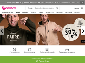 'modatex.com.ar' screenshot