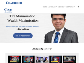 'charteredclub.com' screenshot
