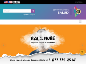 'salud.gov.pr' screenshot