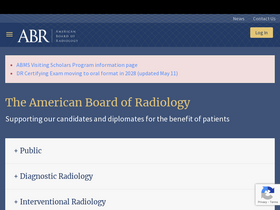 'theabr.org' screenshot