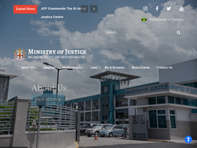 'moj.gov.jm' screenshot