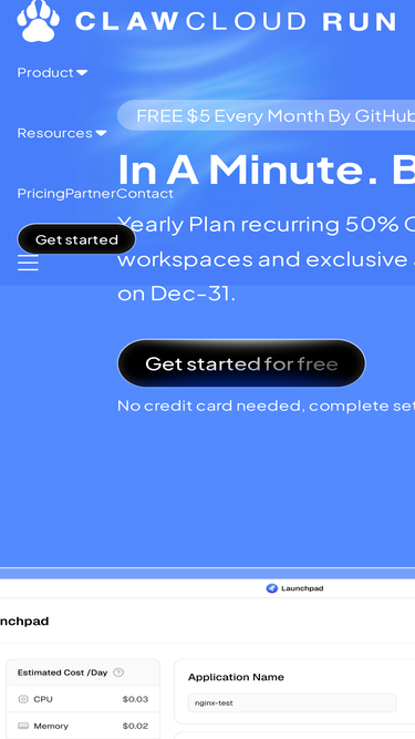 clawcloudrun.com