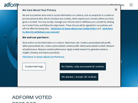 'adform.com' screenshot