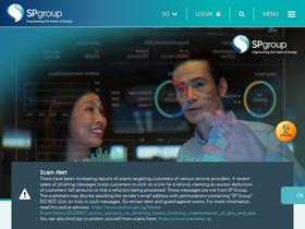 'spgroup.com.sg' screenshot