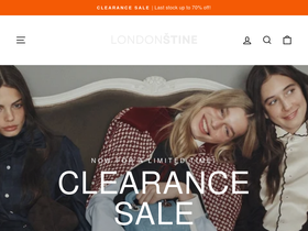 Londonstine homepage screenshot