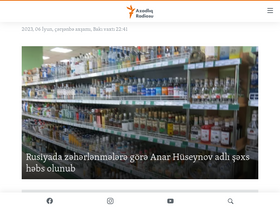 'azadliq.org' screenshot
