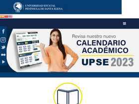 'upse.edu.ec' screenshot