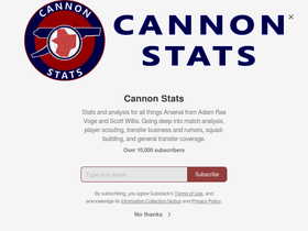 cannonstats.com