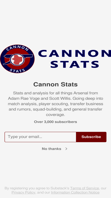 cannonstats.com