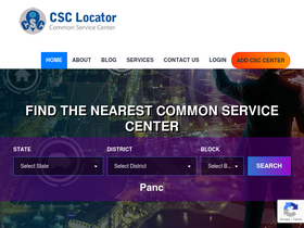 'cscindia.info' screenshot