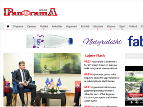 'panorama.com.al' screenshot