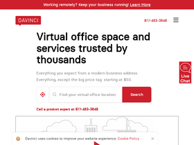 'davincivirtual.com' screenshot