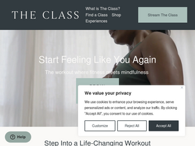 'theclass.com' screenshot