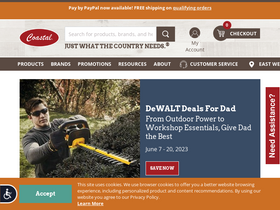 'coastalcountry.com' screenshot