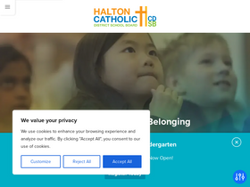'hcdsb.org' screenshot