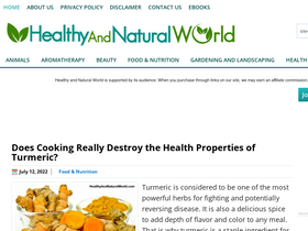 'healthyandnaturalworld.com' screenshot