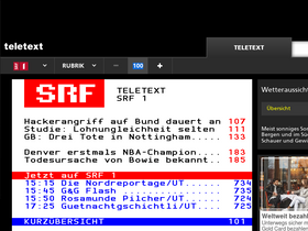 'teletext.ch' screenshot
