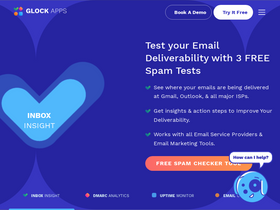 'glockapps.com' screenshot