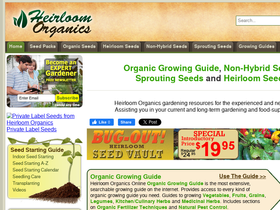 'heirloom-organics.com' screenshot