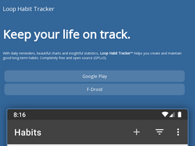 'loophabits.org' screenshot