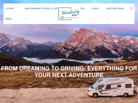 'wandering-bird.com' screenshot