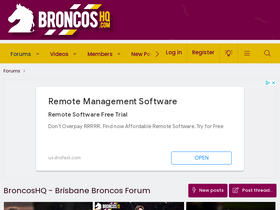 'broncoshq.com' screenshot