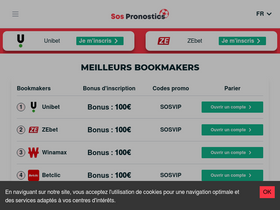 'sospronostics.com' screenshot