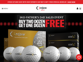 'oncoregolf.com' screenshot