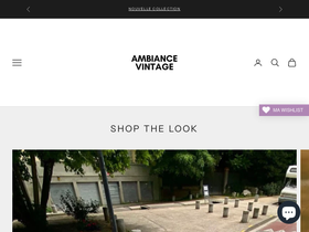 Ambiancevintage homepage screenshot