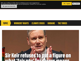 'morningstaronline.co.uk' screenshot