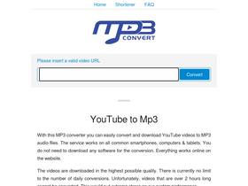 'mp3-convert.org' screenshot