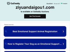 'ziyuandaigou1.com' screenshot