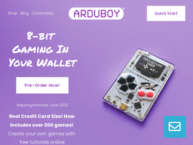 'arduboy.com' screenshot