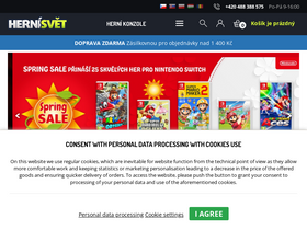 'herni-svet.cz' screenshot
