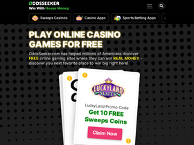 'oddsseeker.com' screenshot