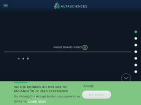 'altasciences.com' screenshot