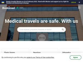 'bookimed.com' screenshot