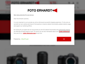 'foto-erhardt.com' screenshot