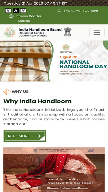 indiahandloombrand.gov.in