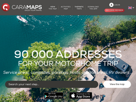 'caramaps.com' screenshot