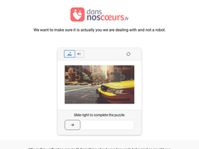 'dansnoscoeurs.fr' screenshot