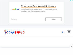 'cricfacts.com' screenshot