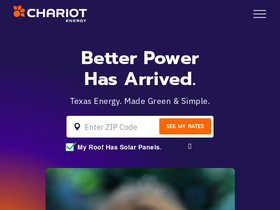 'chariotenergy.com' screenshot