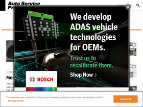'autoserviceprofessional.com' screenshot