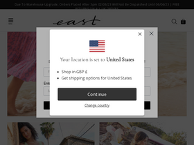 'east.co.uk' screenshot