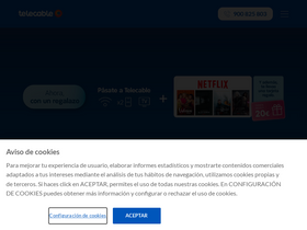 'telecable.es' screenshot