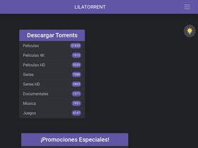 'lilatorrent.com' screenshot