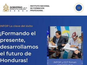 'infop.hn' screenshot