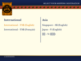 'bachacoffee.com' screenshot